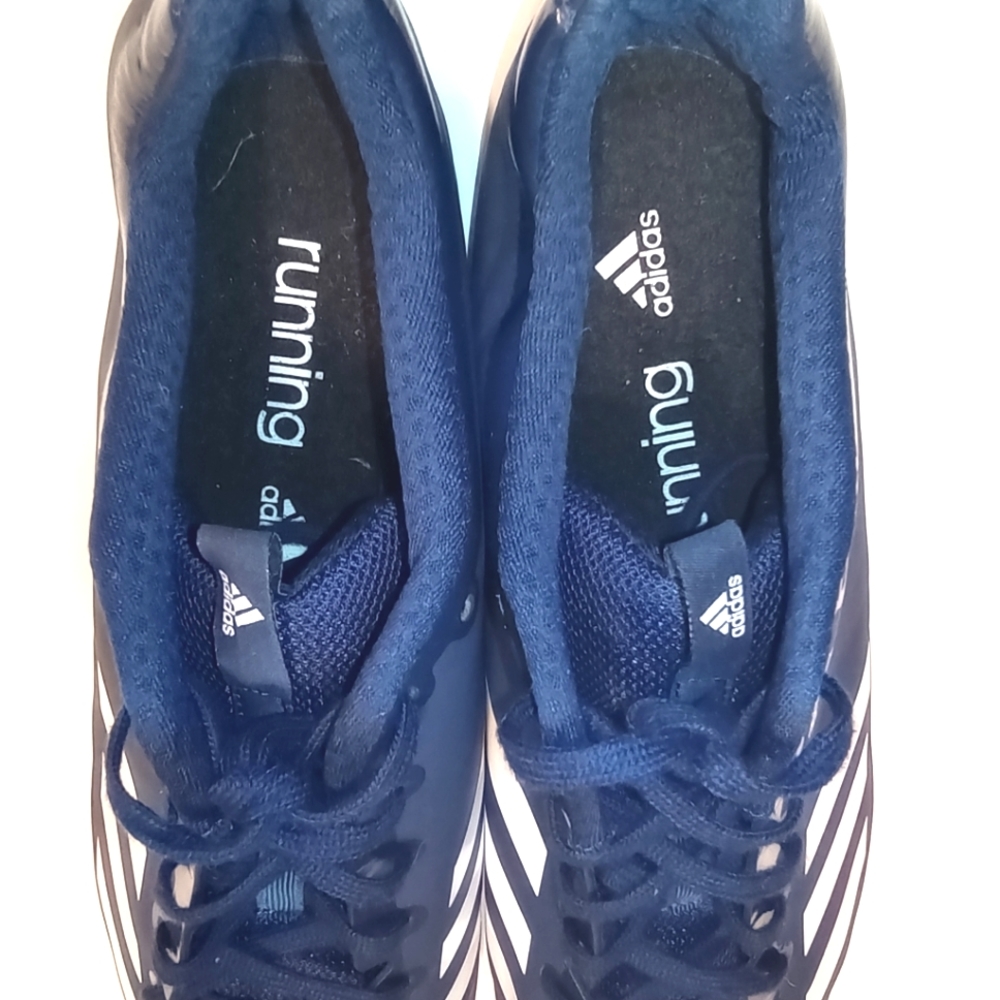 Adidas Sprintstart Running Track Men's Spikes Shoes Navy Blue Teal Size 13 - Picture 6 of 12